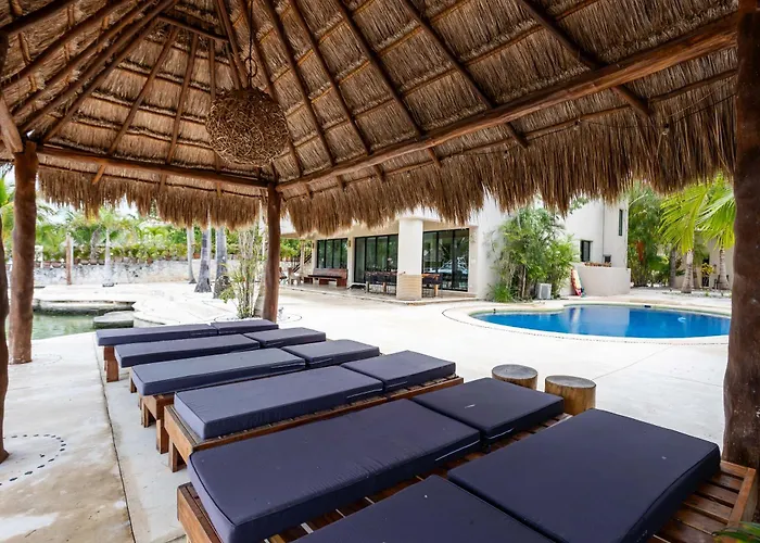 Magnifica Casa Laguna Cerca De La Playa. * Puerto Aventuras